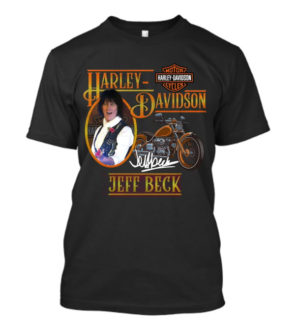 Harley Davidson Jeff Beck Motorcycles Signature T-Shirt