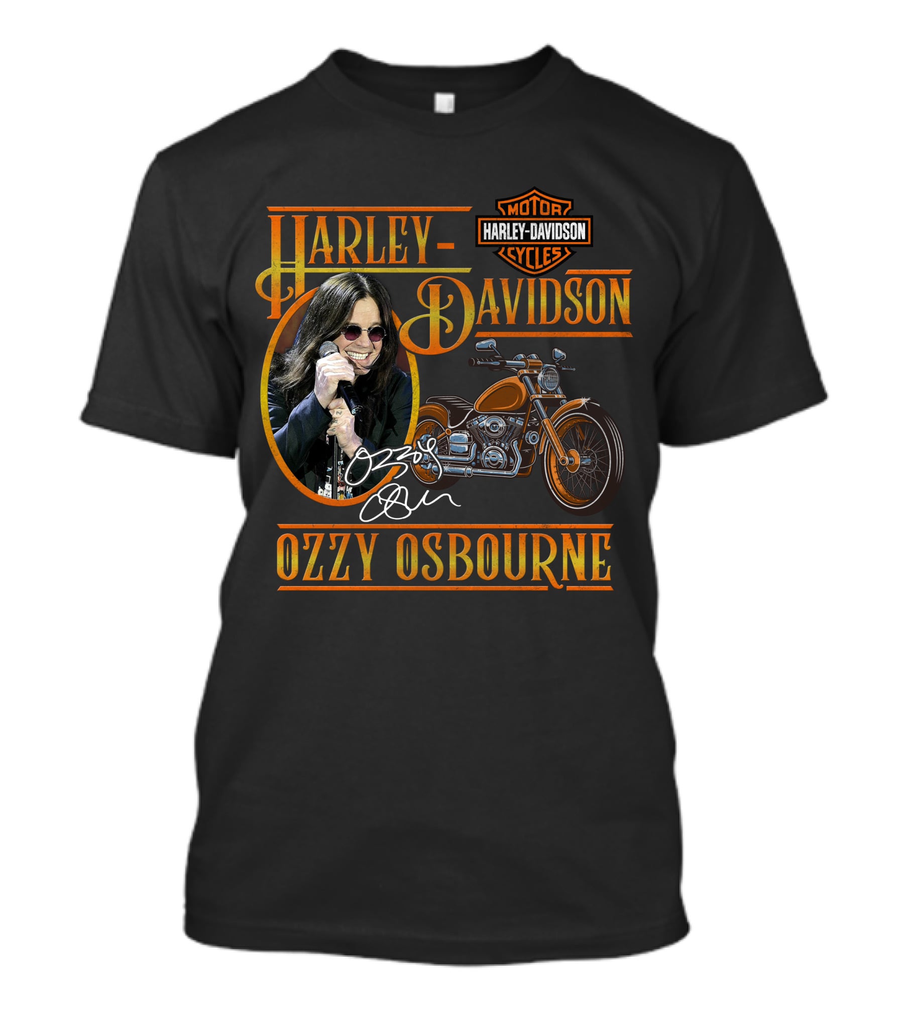 Harley Davidson Ozzy Osbourne Motor Cycles T-Shirt