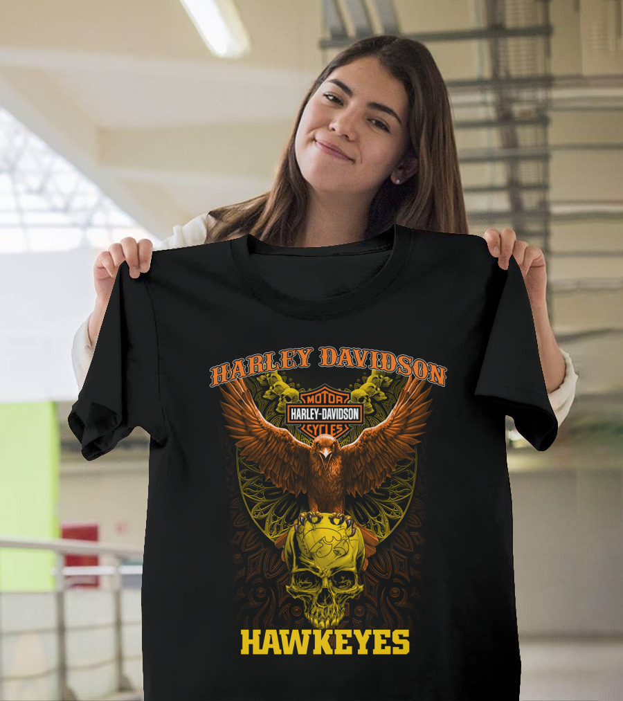 Harley Davidson Motor Hawkeyes Cycles T-Shirt