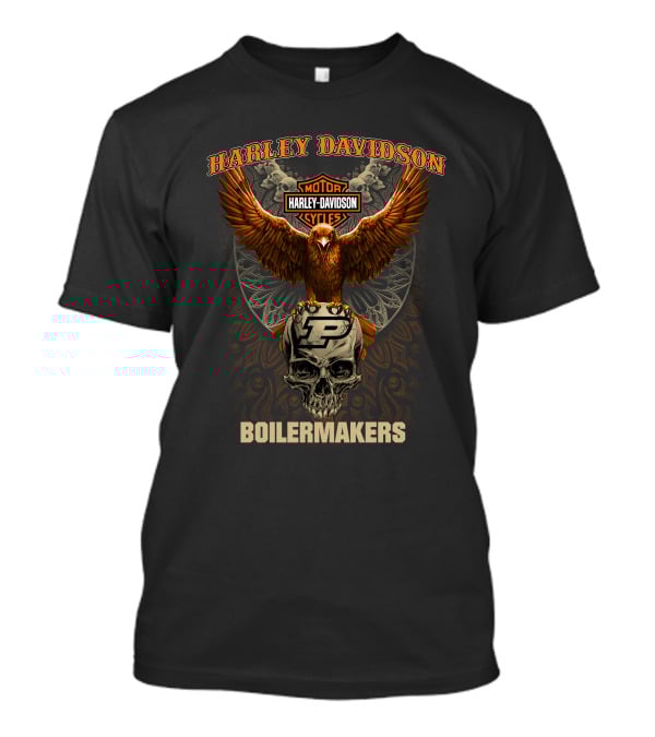 Harley Davidson Boilermakers Purdue Motorcycles T-Shirt