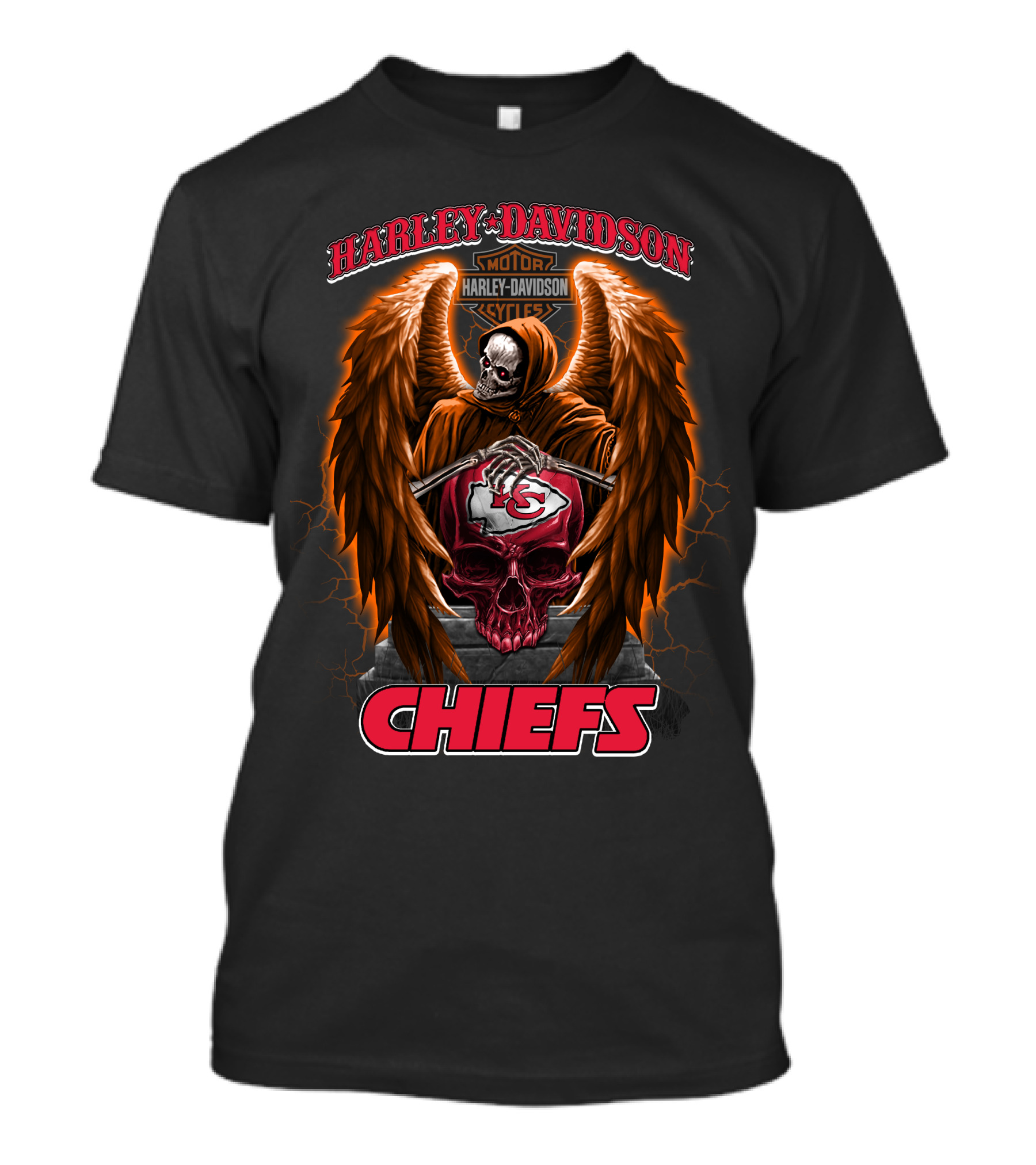 Harley Davidson Motor Cycles Chiefs T-Shirt