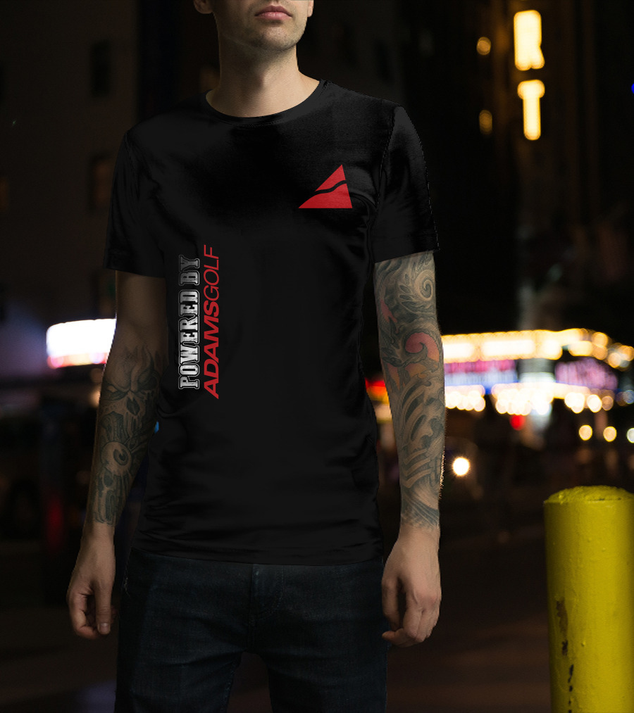 Powered By Adams Golf T-Shirt