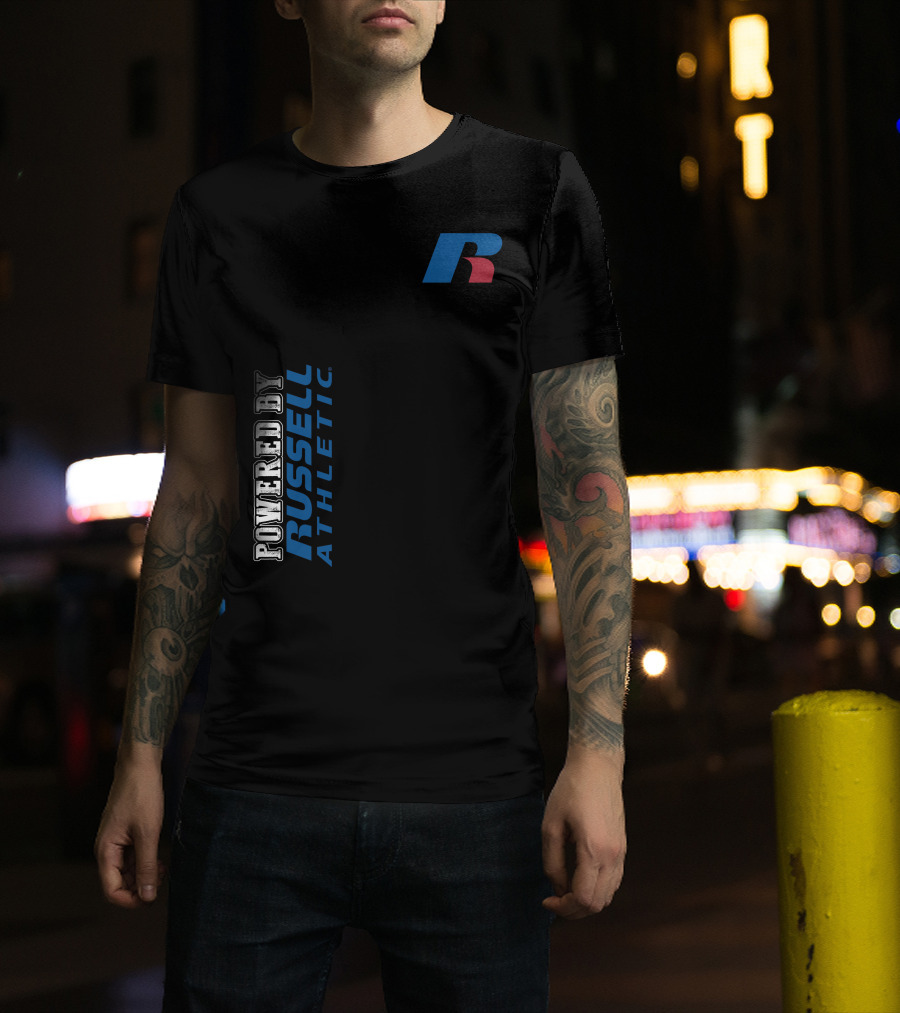 Powered By Russell Athletic R T-Shirt