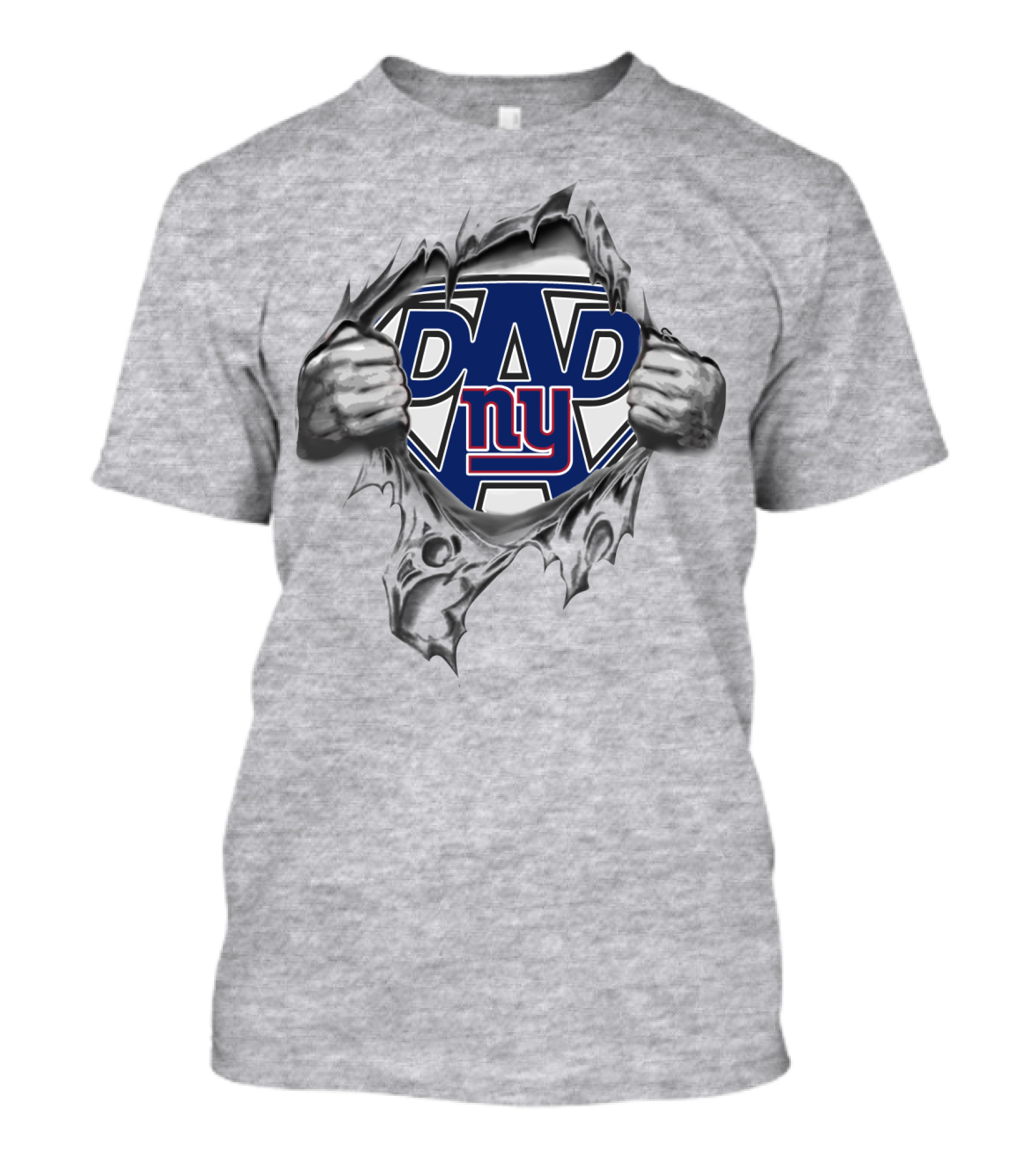 Super Dad NY Giants Logo Hero T-Shirt