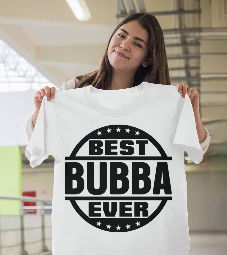 Best Bubba Ever Stars Circle T-Shirt