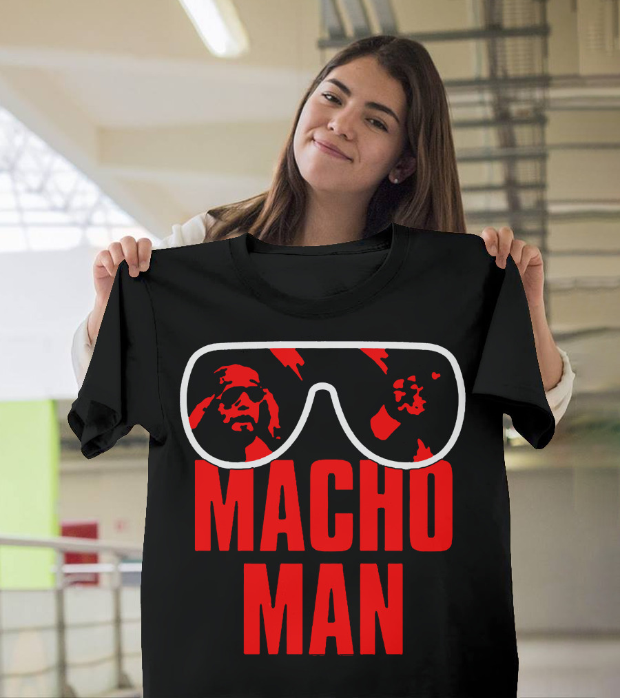 Macho Man Sunglasses Iconic T-Shirt