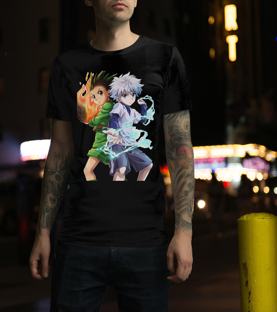 Gon And Killua Hunter X Hunter Energy Powers 76 T-Shirt