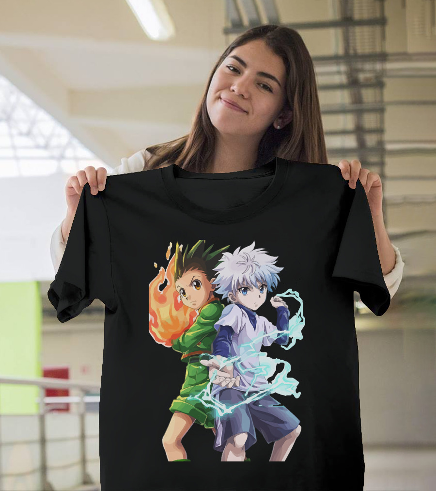 Gon And Killua Hunter X Hunter Energy Powers 76 T-Shirt