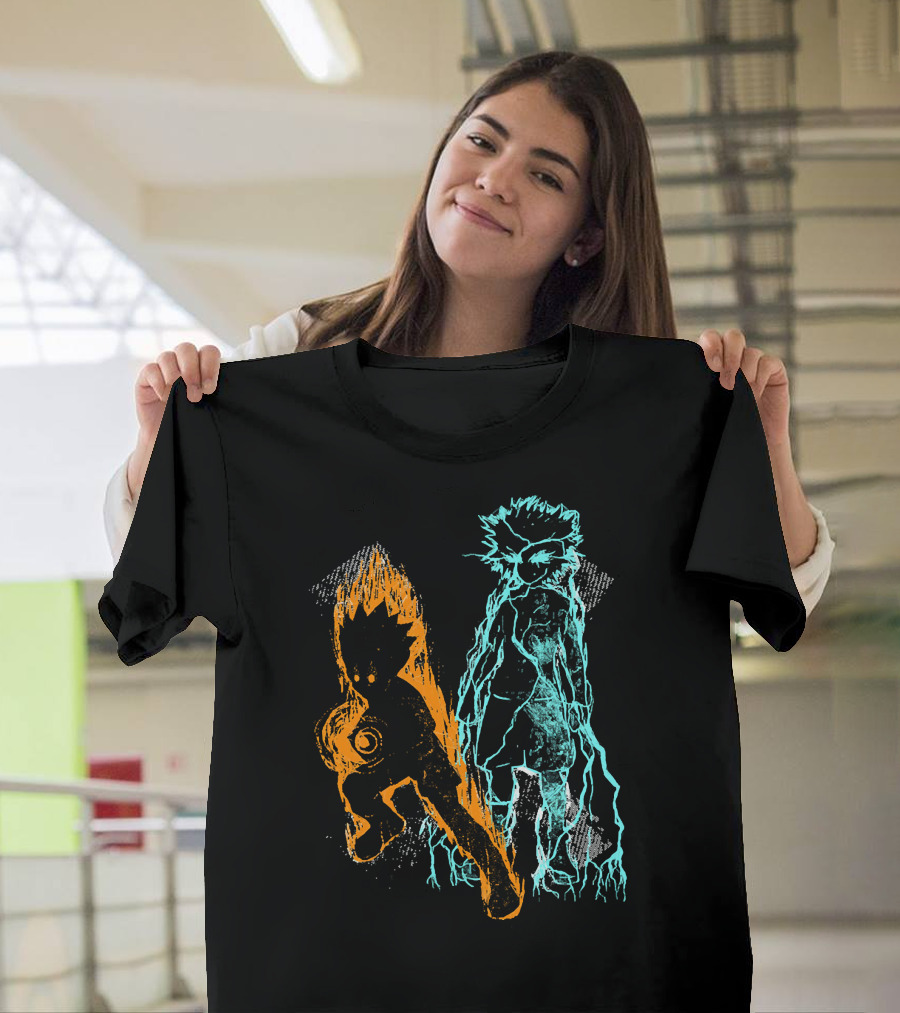 Hunter x Hunter Ready To Fight Gon Killua Electric Aura T-Shirt