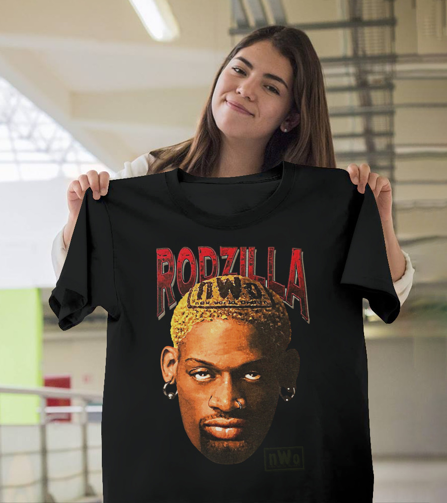 Rodzilla nWo Dennis Rodman The Worm Wrestling T-Shirt