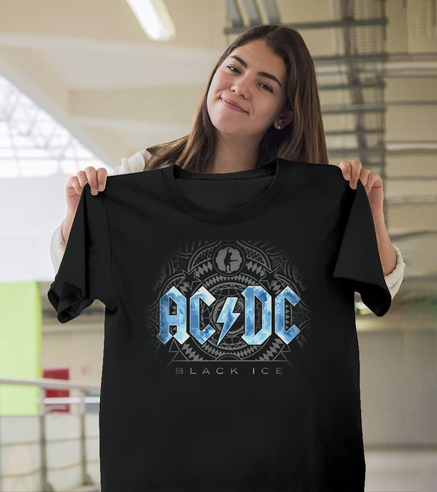 ACDC Black Ice BEST Trending Logo Band T-Shirt