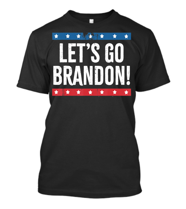 Let's Go Brandon Patriotic Vintage Stars Banner T-Shirt