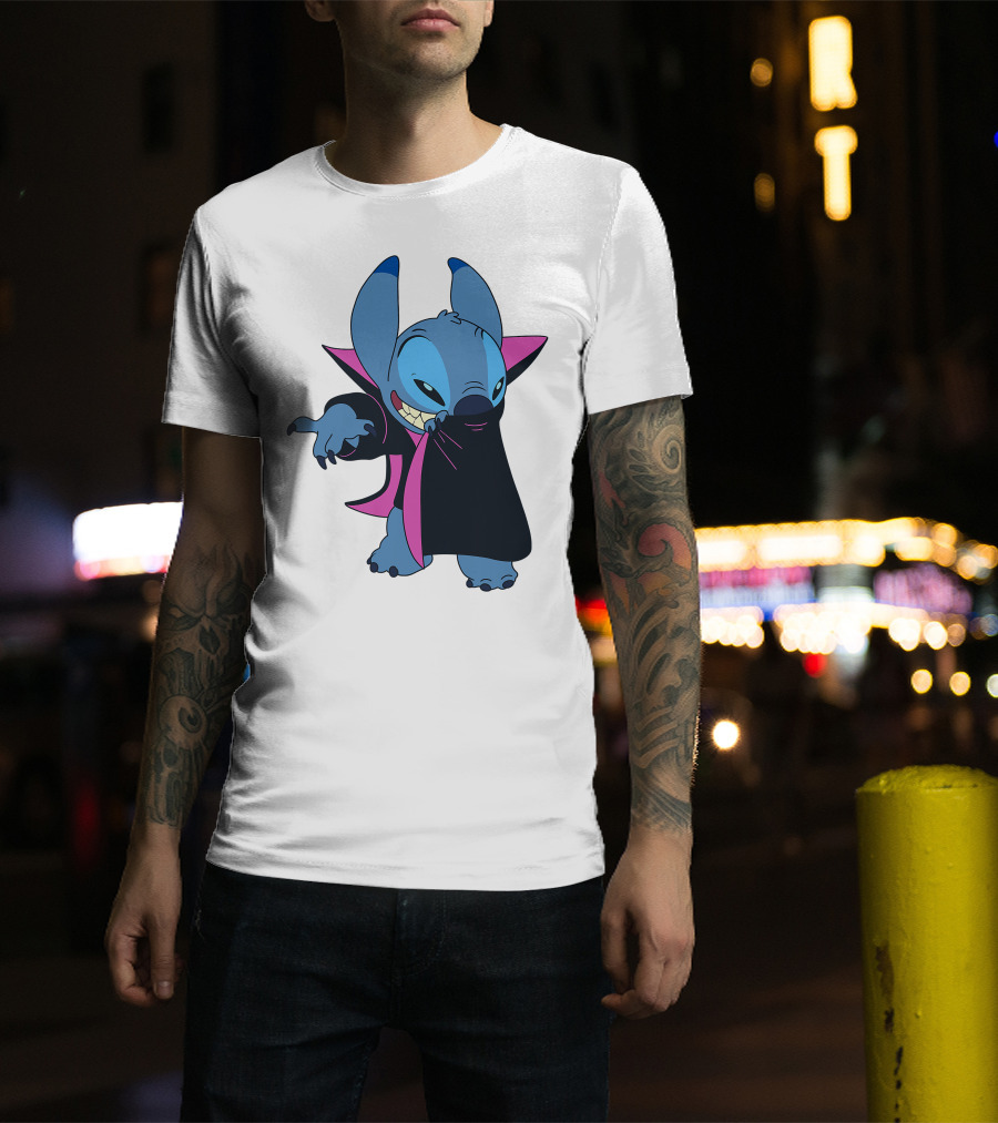Disney Stitch Halloween Vampire Costume T-Shirt