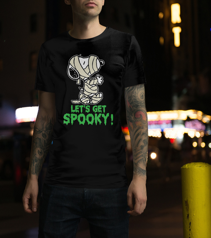 Let's Get Spooky Halloween Mummy Costume T-Shirt