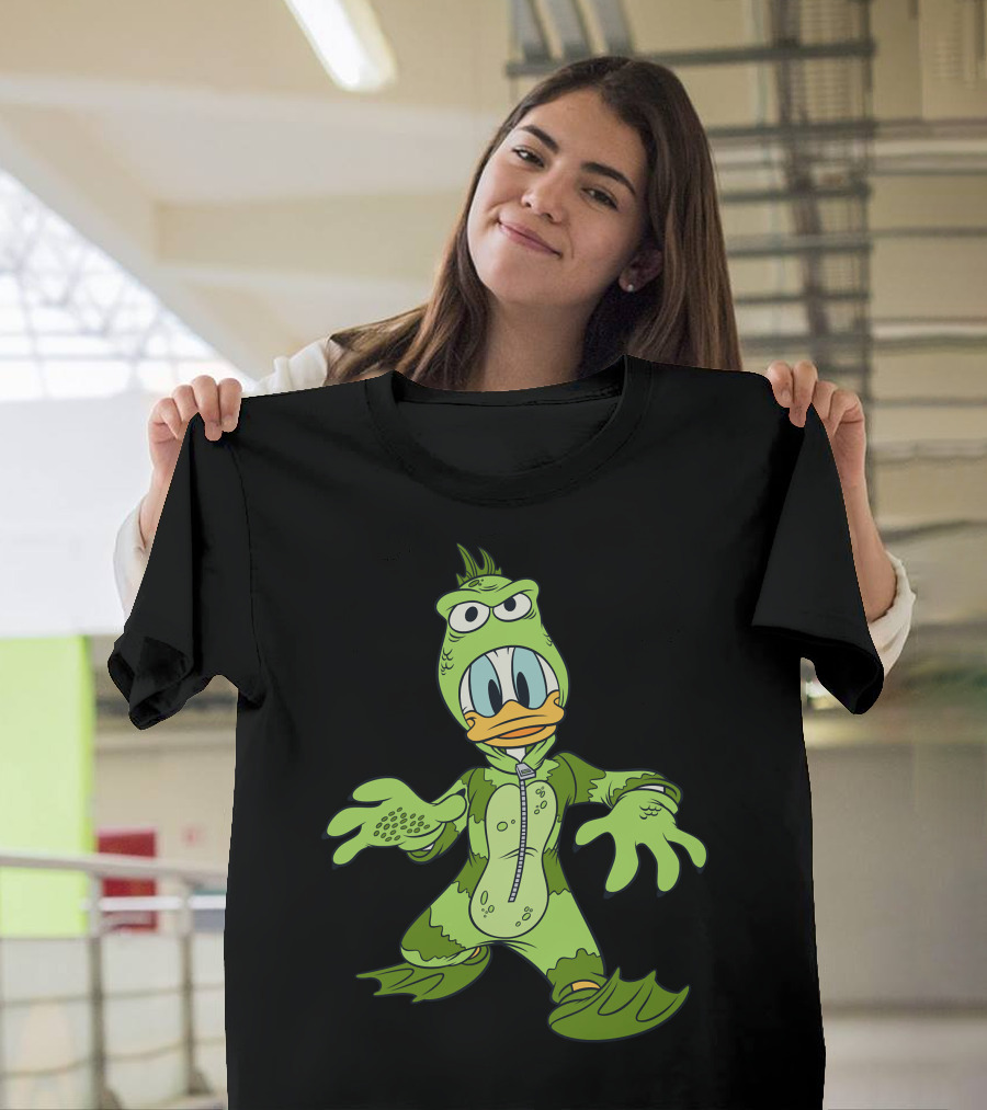 Donald Duck In Green Monster Costume T-Shirt
