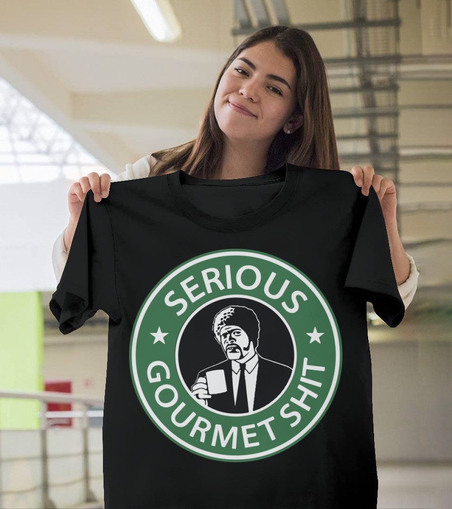 Serious Gourmet Shit Coffee Mug Pulp Fiction T-Shirt