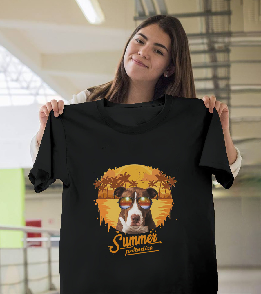 Summer Paradise Dogs T-Shirt