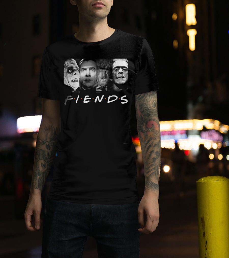 FIENDS Essential Classic Horror Movie Monsters T-Shirt