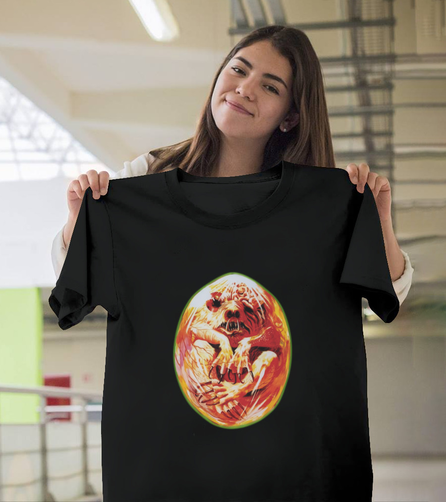 Prophecy Creature Emerging From Fiery Egg T-Shirt