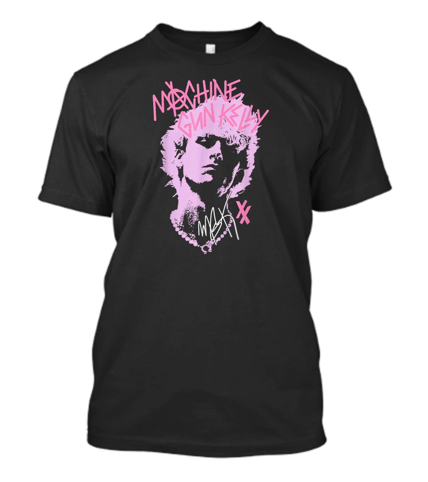 Machine Gun Kelly M.G.K Pink Silhouette XX Signature T-Shirt