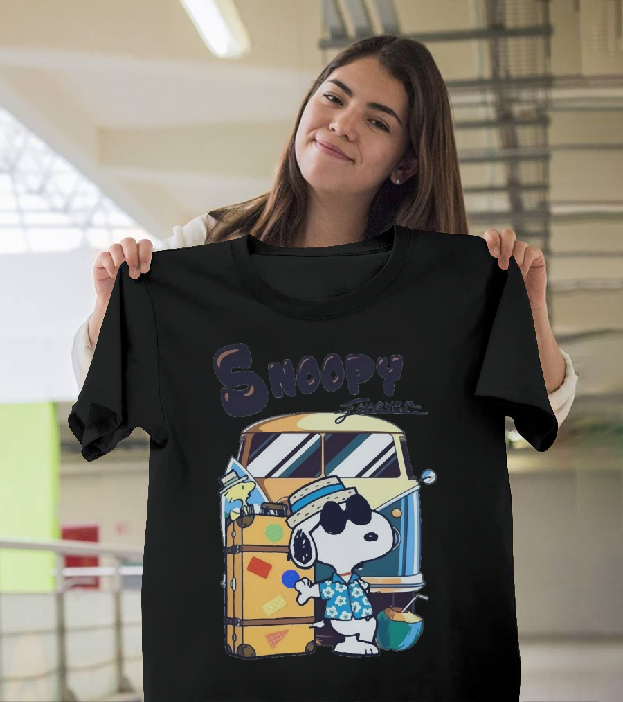 Snoopy Forever Vintage Travel Adventure T-Shirt