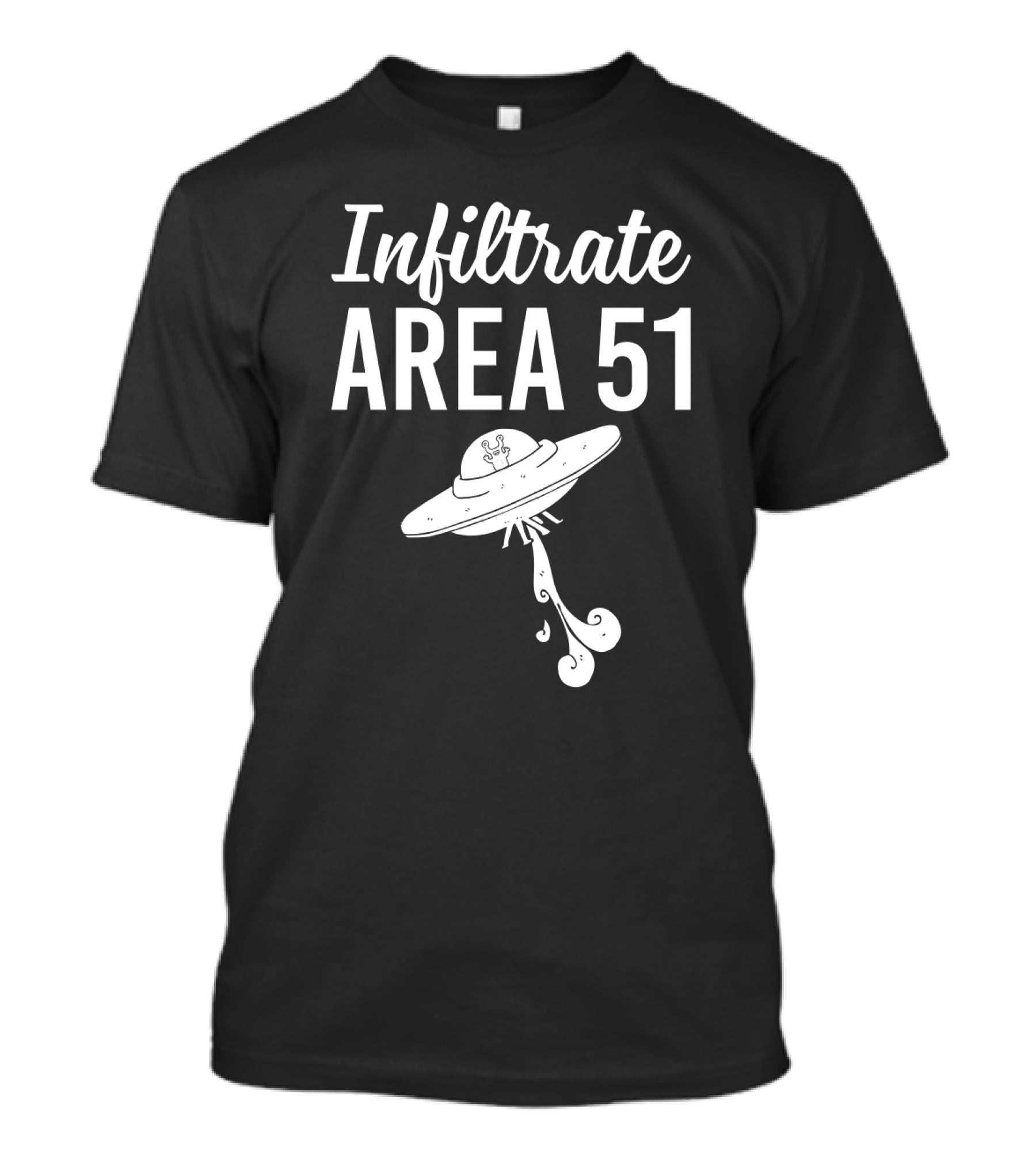 Infiltrate Area 51 With UFO And Alien Storm Action T-Shirt