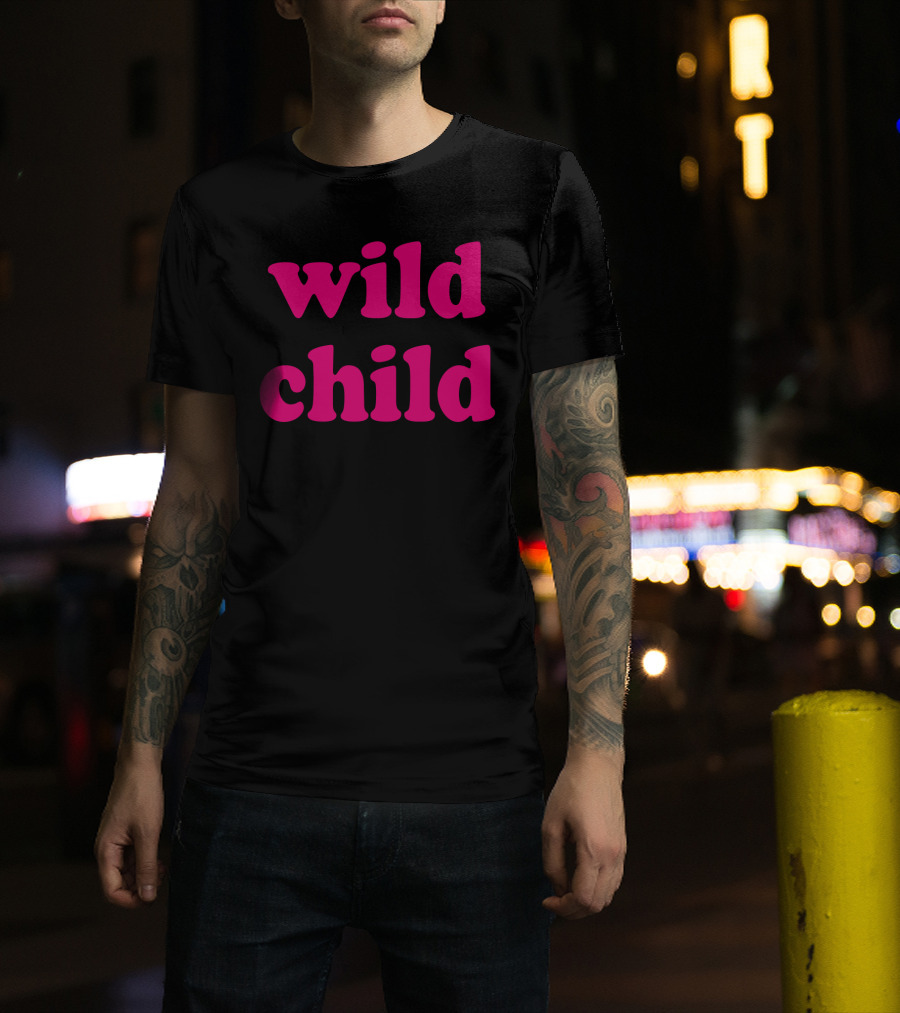 Wild Child Funny Matching Mom Vivid T-Shirt