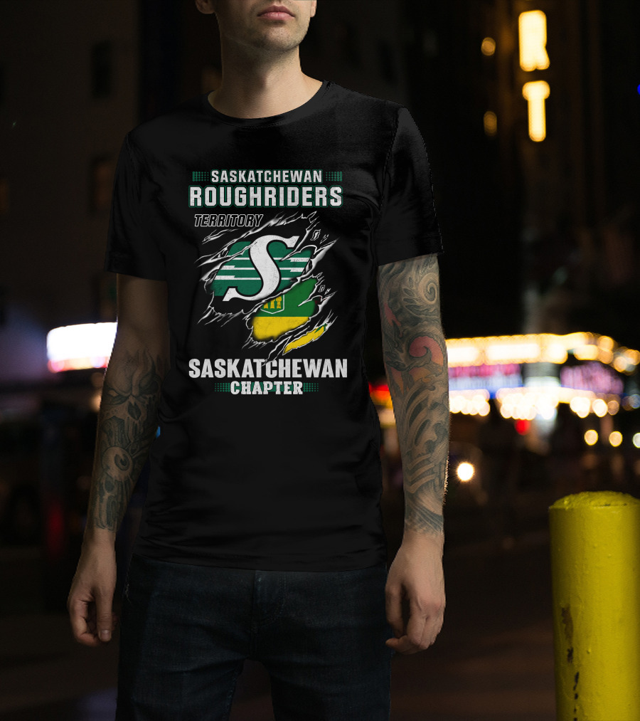 Saskatchewan Roughriders Territory Saskatchewan Chapter T-Shirt