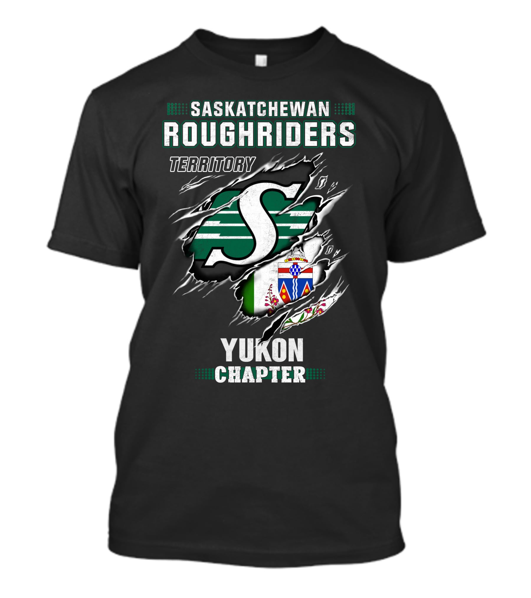 Saskatchewan Roughriders Territory Yukon Chapter T-Shirt