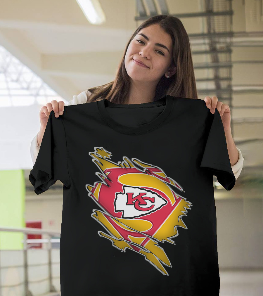 Kansas City Chiefs Super Logo Emblem T-Shirt