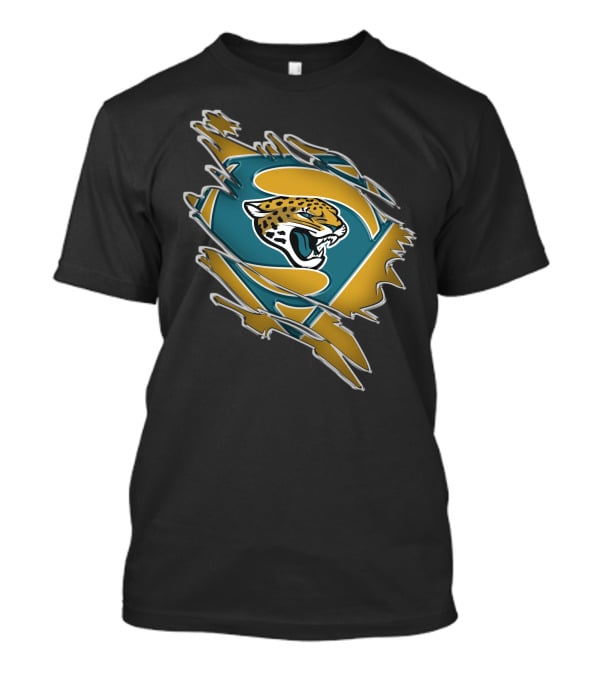 Jaguars Superman Logo Jaguar Emblem Fusion T-Shirt