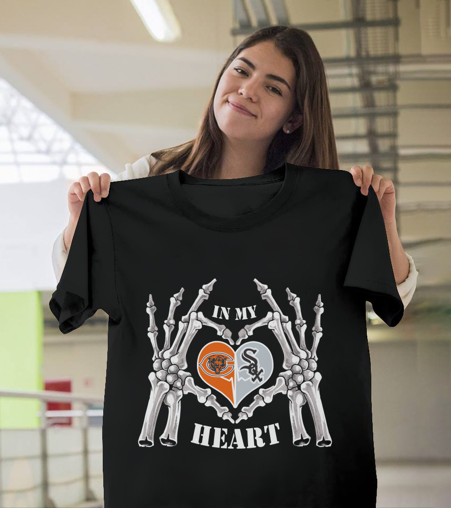 Bears White Sox In My Heart T-Shirt
