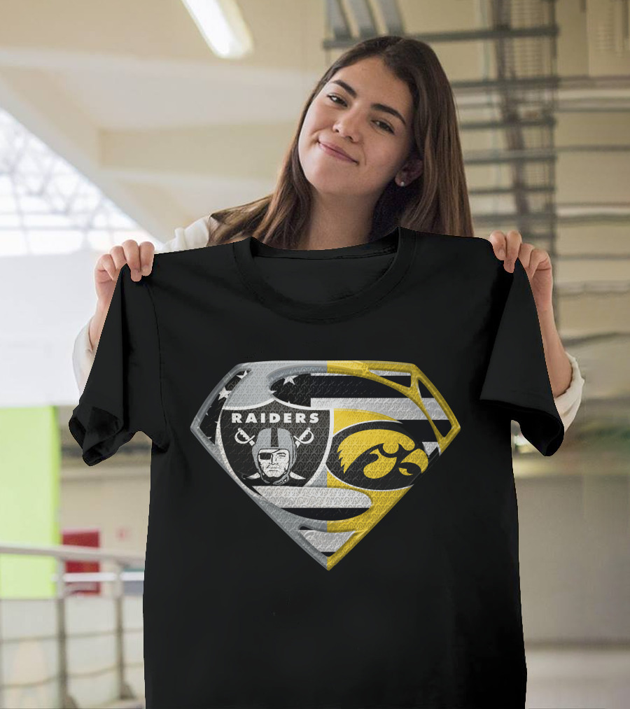 Raiders Iowa Hawkeyes Super Logo Spm T-Shirt