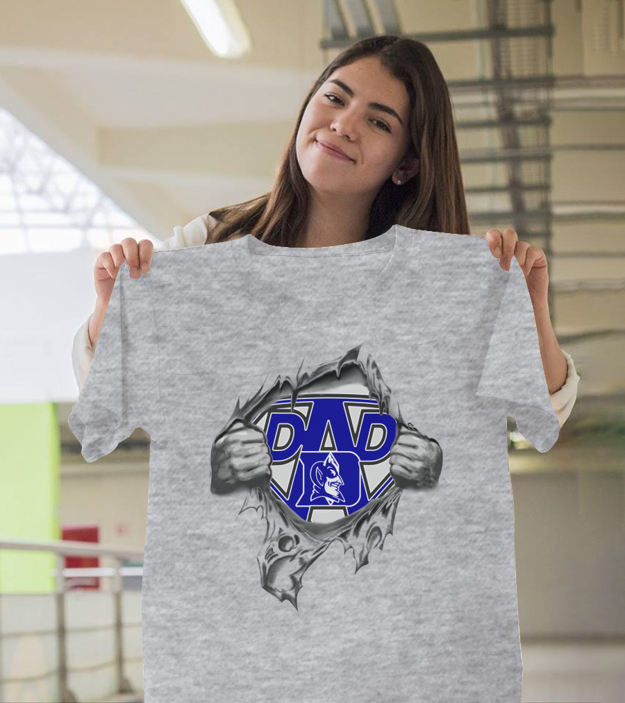 Duke Blue Devils Dad Super Emblem T-Shirt