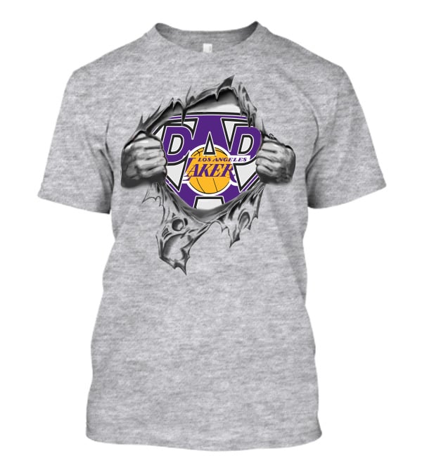 Los Angeles Lakers Dad Superman T-Shirt