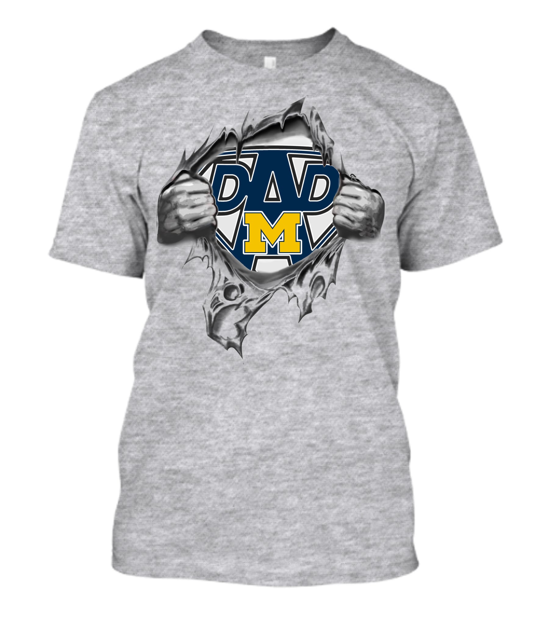 University Of Michigan Wolverines Super Dad T-Shirt