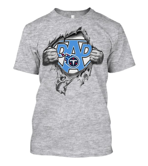 Super Dad Tennessee Titans Fan Pride Superman T-Shirt