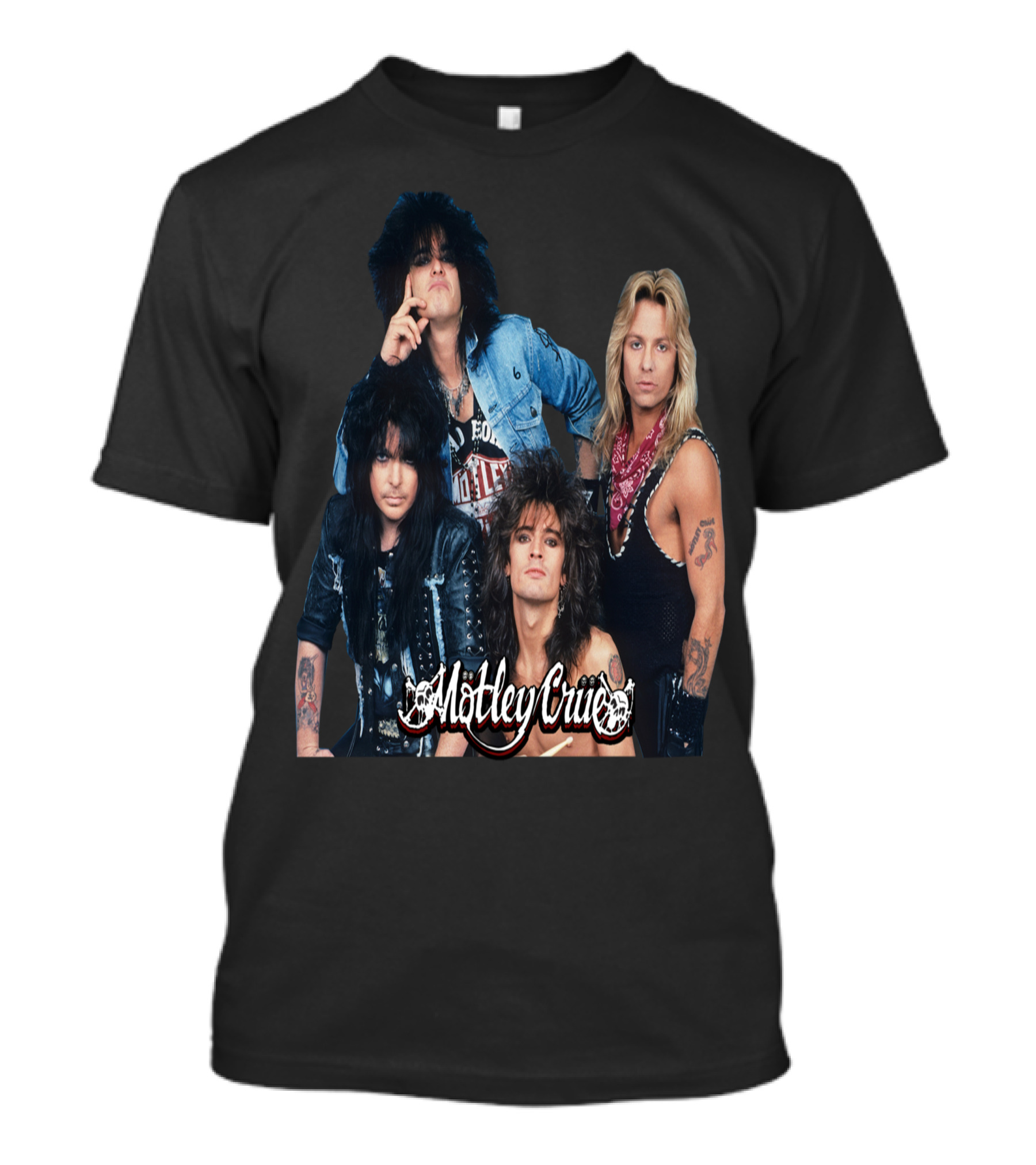 Motley Crue Band Members Photo T-Shirt