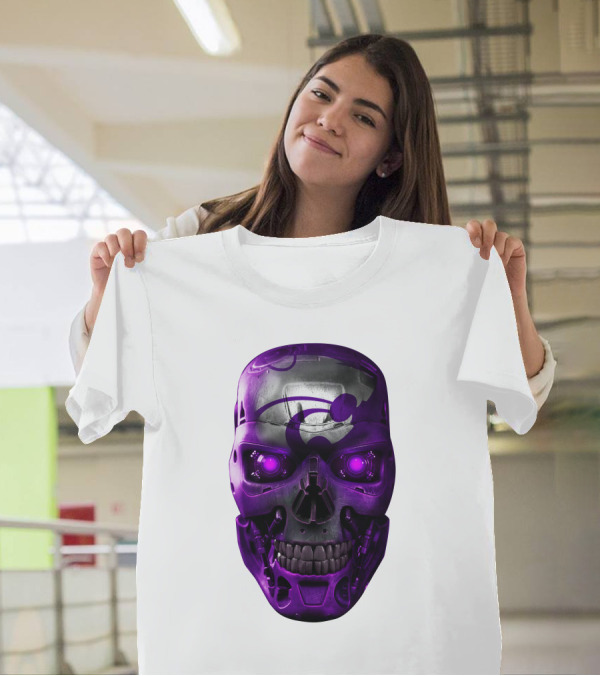 KANSAS STATE WILDCATS PURPLE SKULL T-Shirt