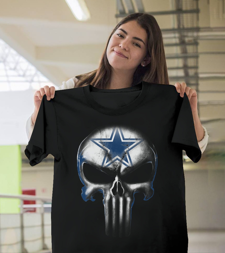 Skull Cowboys Dallas Star Symbol T-Shirt