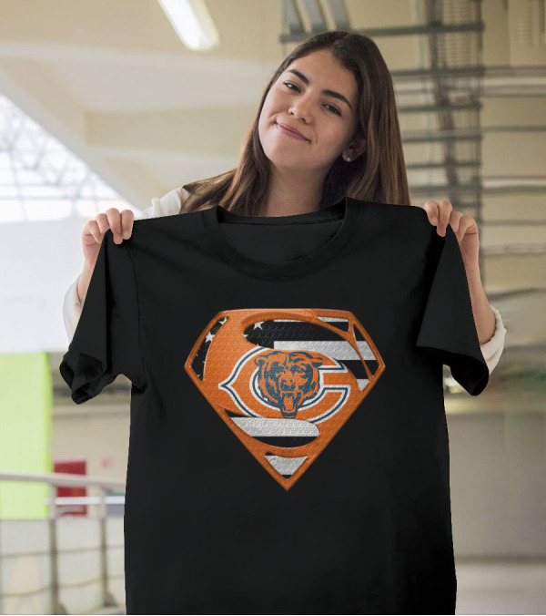 Chicago Bears Superman Shield T-Shirt