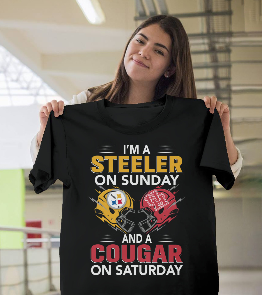 I'm A Steeler On Sunday And A Cougar On Saturday T-Shirt