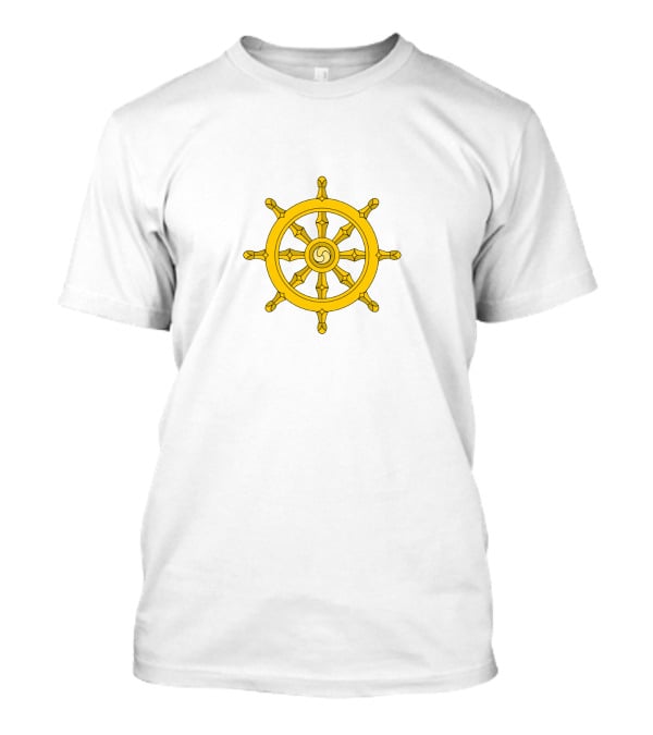 Jhene Aiko Yellow Nautical Wheel T-Shirt
