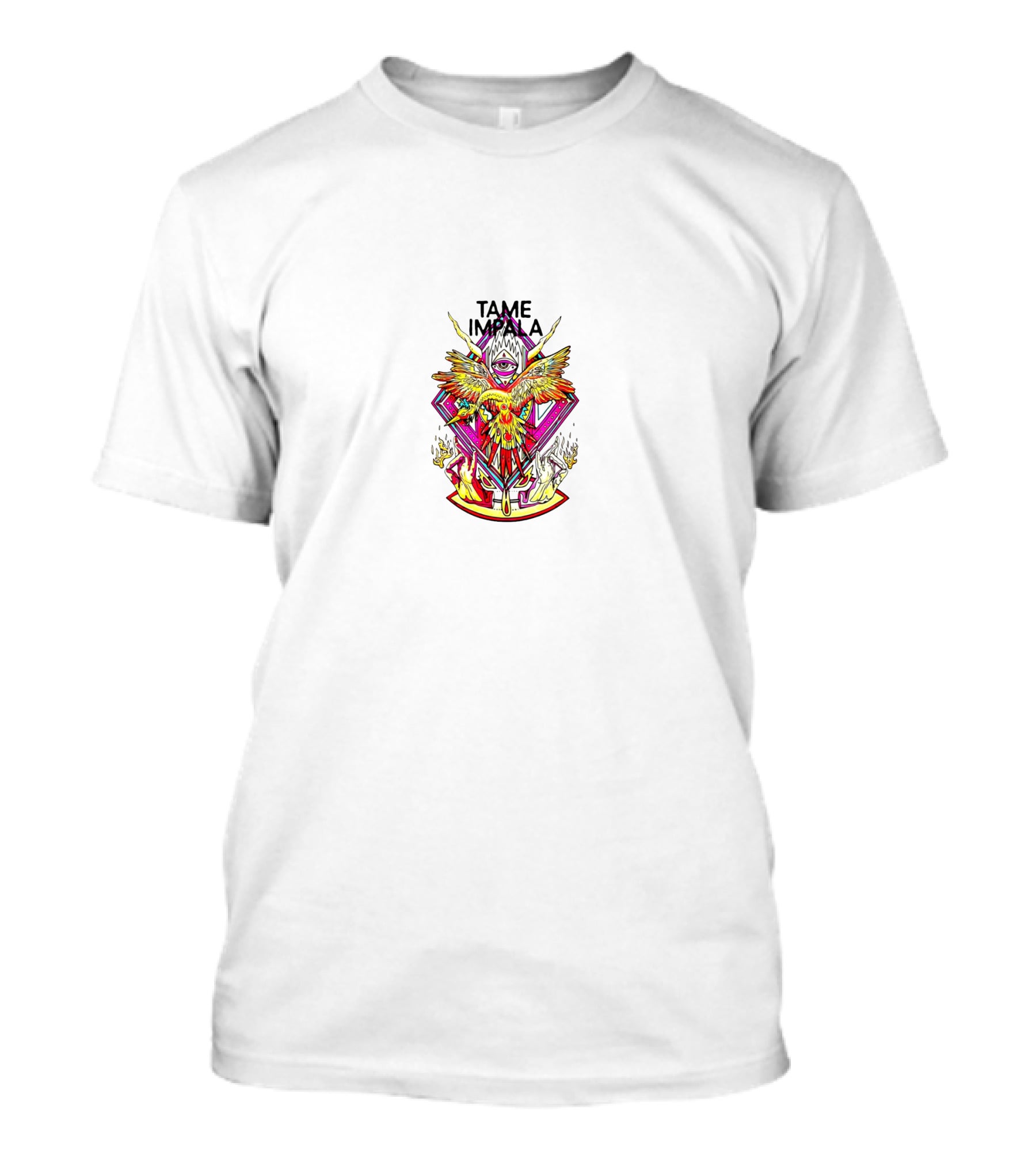 Tame Impala Psychedelic Bird And Geometric Spirit T-Shirt