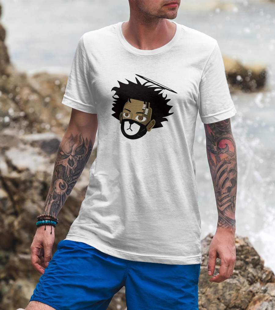 Bape Masked Character Halo Icon Brown Eyes T-Shirt