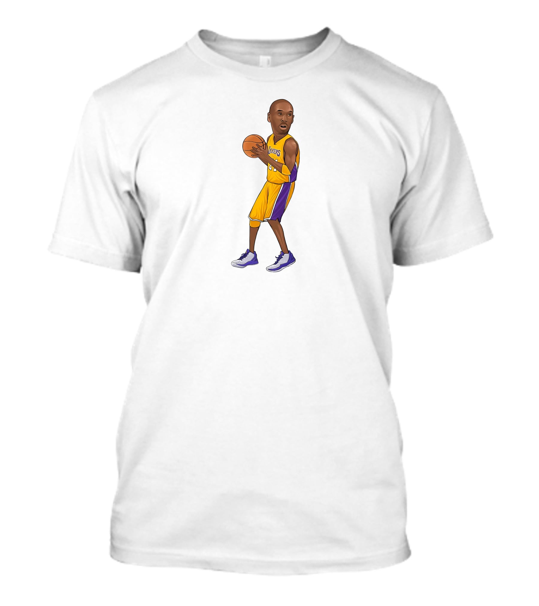 Lakers Kobe Basketball Player In Action T-Shirt