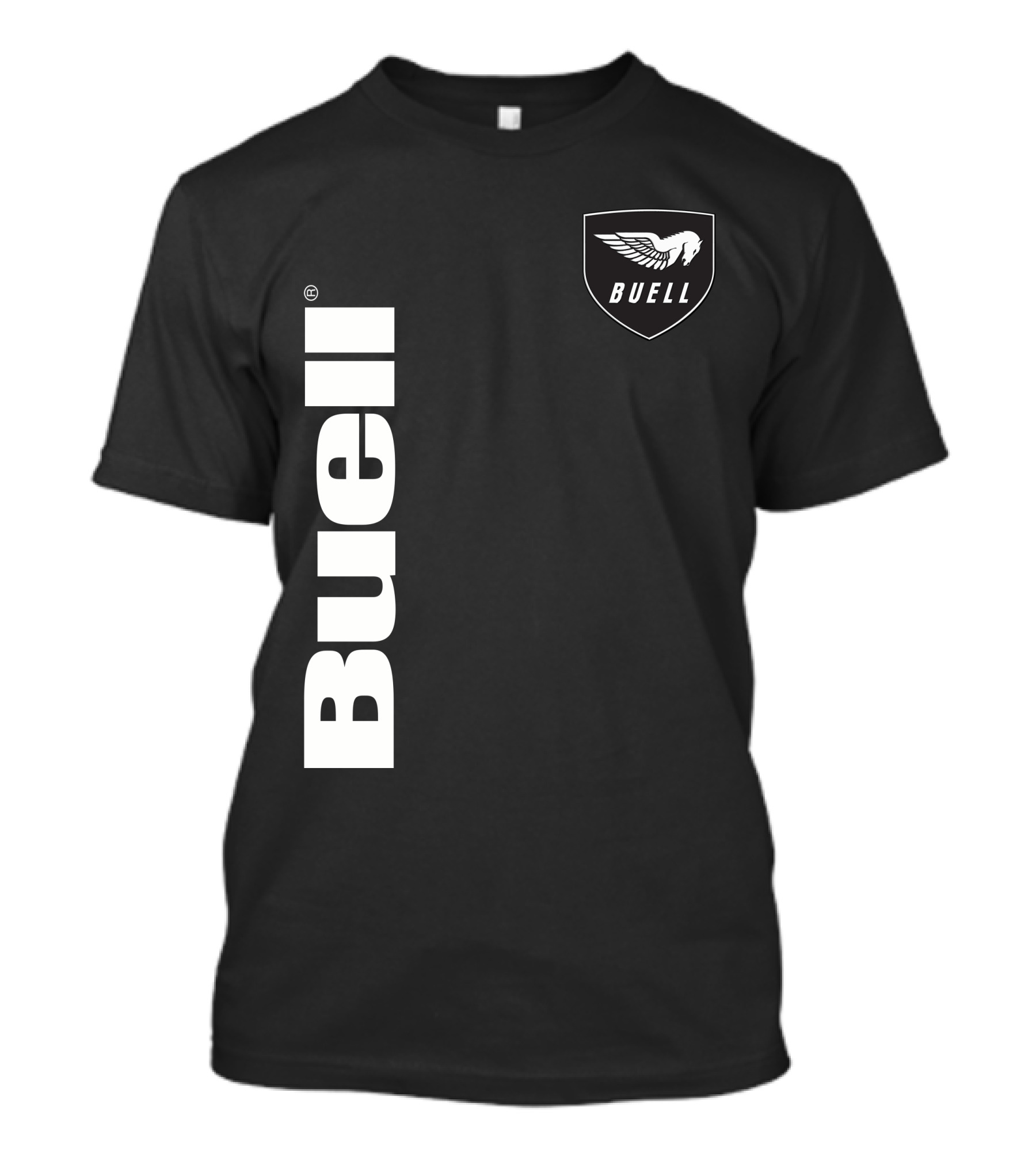 Buell Winged Logo Black T-Shirt