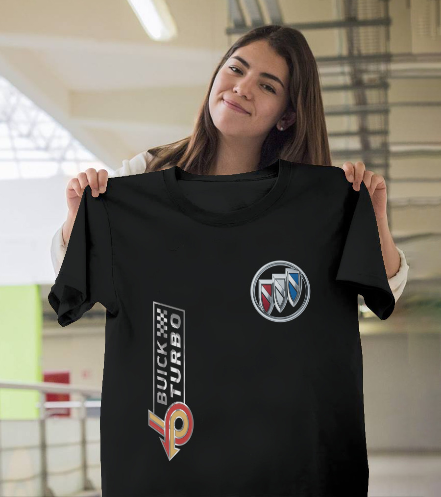 BUICK TURBO Logo With Tri-Shield Emblem T-Shirt