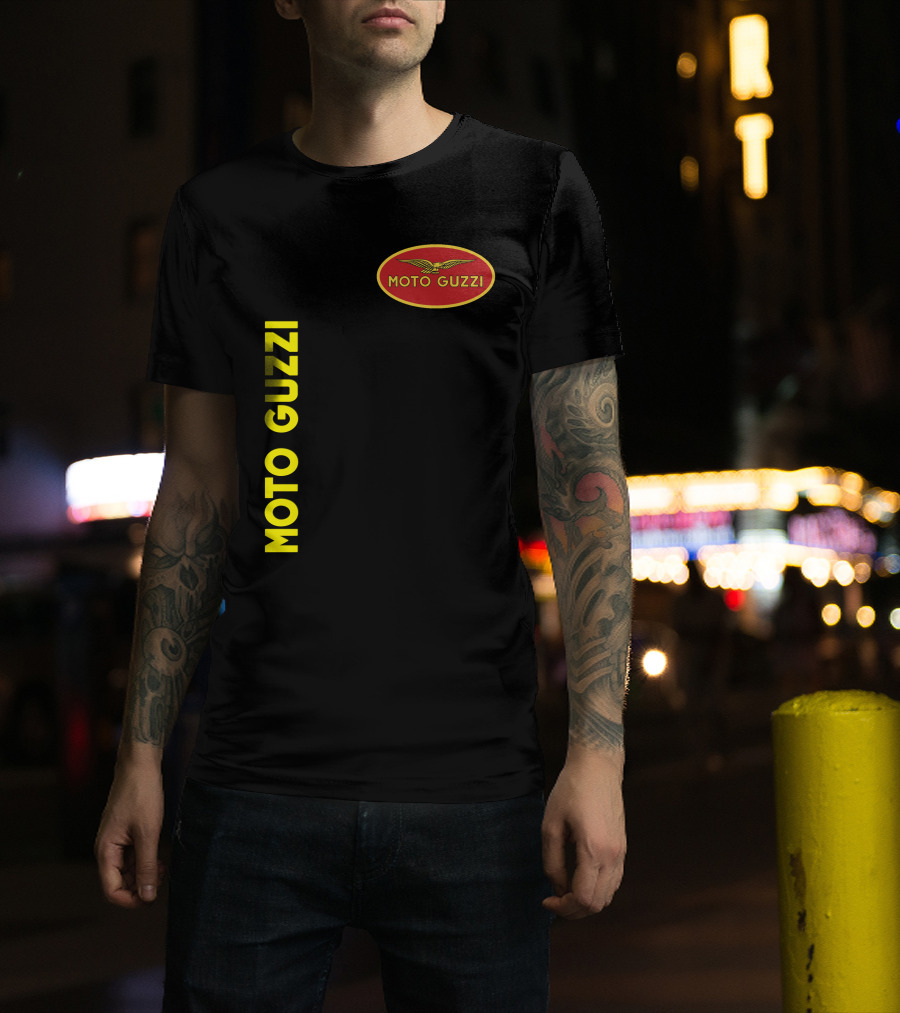 MOTO GUZZI Vintage Oval Logo T-Shirt