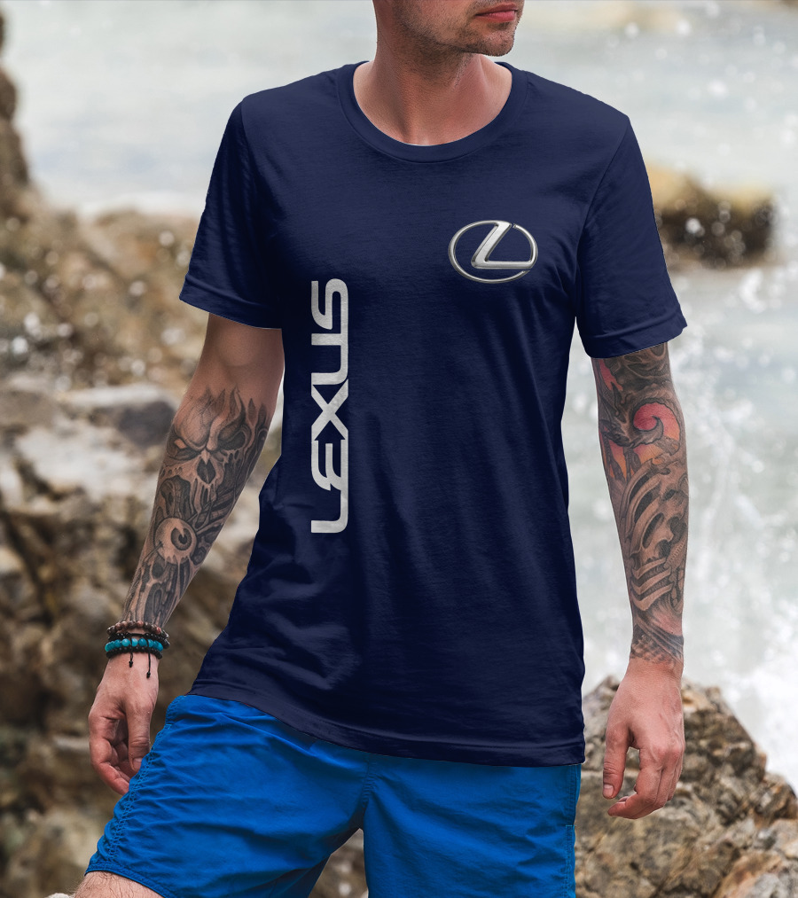 LEXUS Logo Icon Blue Background T-Shirt